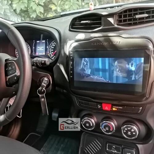 For Jeep Renegade 2016 2017 2018 2019 2020 Android Auto Autoradio Bluetooth Apple Carplay Wireless Car Audio Radio 1 Din Gps Dab
