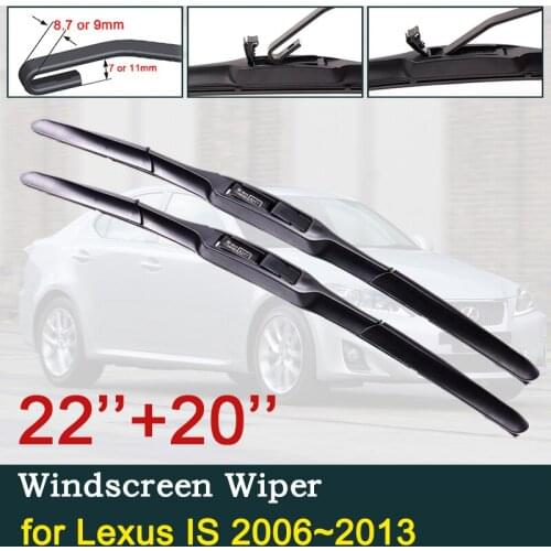 Car Wiper Blades for Lexus IS 2006~2013 XE20 Front Windscreen Windshield Wipers Car Accessories IS250 300 250 300h 350 200d 220d