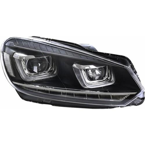 Goodmolds Car Headlight Fit For VW Golf6 MK6 2010-2014 Led Head Light LED Head Lamp DRL Turn Signal Light Car Headlight Assembly