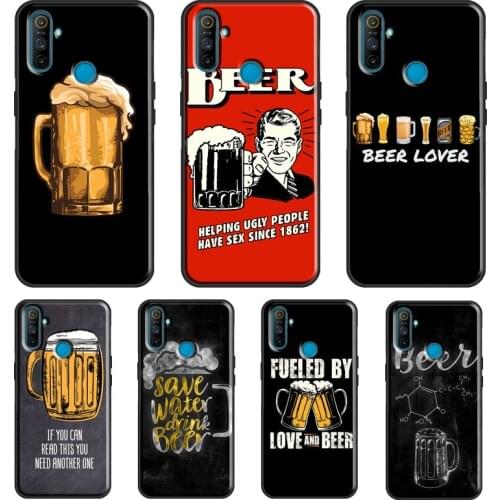 Drike Beer For OnePlus 9 Pro 7 8 Pro 8T Nord 9R Case For Realme 8 Pro C3 C21 GT Neo 6 7 Q3 Pro Cover