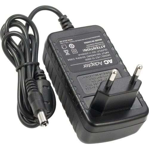 FUERS 12V2A EU UK US AU Plug Charger For 4MP Camera Security DVR Kit AC Adapter Power Supply for camera