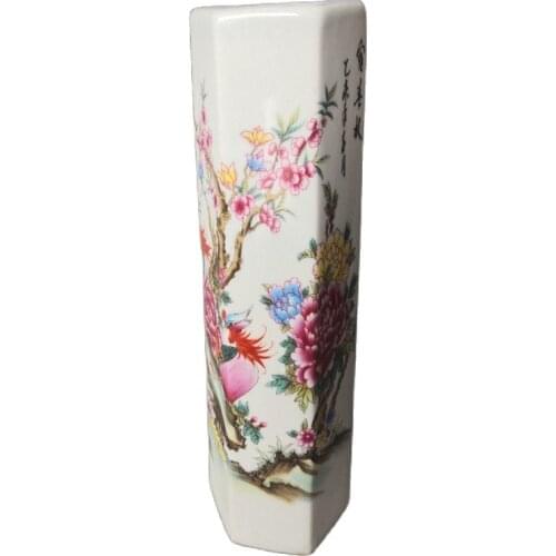 Chinese old porcelain vase Painted glaze porcelain vase