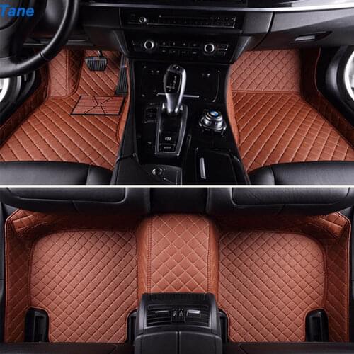 Tane leather car floor mats For land rover Range Rover Sport defender discovery 3 4 freelander 2 evoque accessories carpet rug