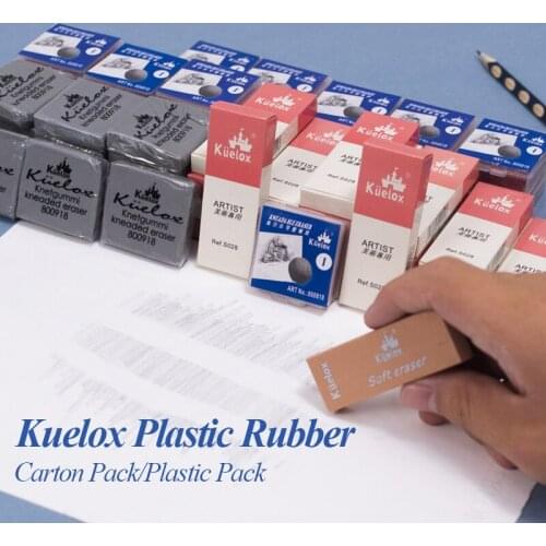 Kuelox 800818/Ref.S028 Plastic Rubber/Soft Rubber For Art Supplies Pianting Design Sketch Student Drawing Plasticine Stationery