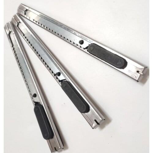 Small utility knife stainless steel metal knife paper knife office culture and education cutting out of the box knife