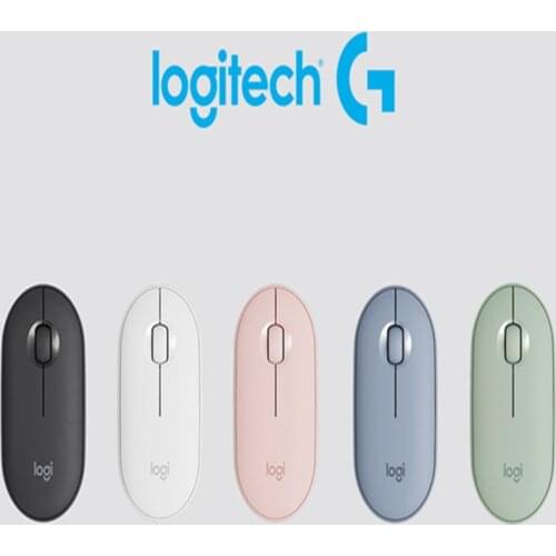 Logitech (Logitech) Pebble wireless bluetooth mouse slim mute desktop laptop home office