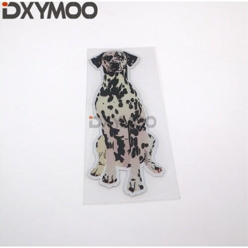 Car Styling Decals Cartoon Dots Dog Animal Pet Maicho Dalmatian Cute Lovely DIY Window Sticker