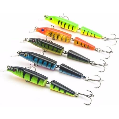 HiUmi Jointed Minnow Fishing Lures 10.5cm 9.6g Fishing Tackle Swimbait Wobbler Fish Bait Artificial Lure