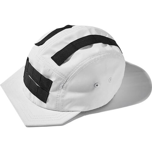 PUPIL TRAVEL PT-822 Techwear Low Profile Strapback Unstructured Waterproof Baseball Cap Hip Hop Style Punk Streetwear Hat