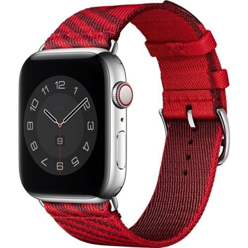 Nylon strap for apple watch band 44mm 40mm iwatch band 42mm 38mm bracelet smartwatch accessorie watchband apple watch 6 se 5 4 3