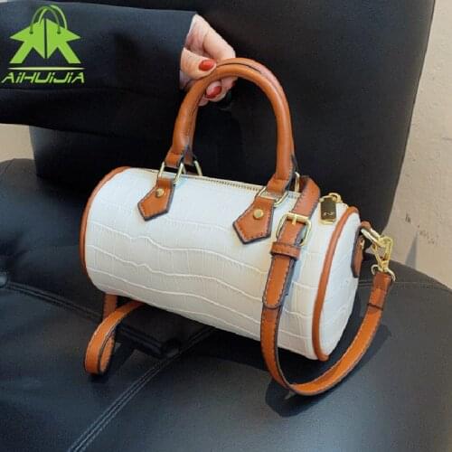 Luxury Stone Pattern Female Shoulder Messenger Bag Fashion Color Matching Pillow Crossbody Bag for Women Casual Samll Handbags