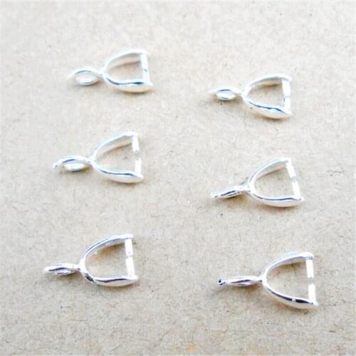 Stock Wholesale Findings 100PCS Pure 925 Sterling Silver Ear Pin Pairs Stud Earrings Supplies Back Lock Post Beading