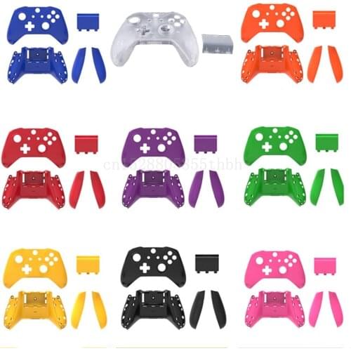 Replacement Back Shell For Xbox One Slim Matte Replace Side Grips Battery Cover For Microsoft Xbox One S Slim