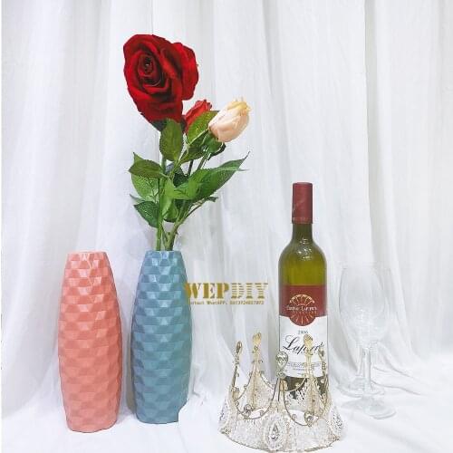 Nordic style imitation ceramic dry vase plastic vase decoration living room flower arrangement TV cabinet home creative dining