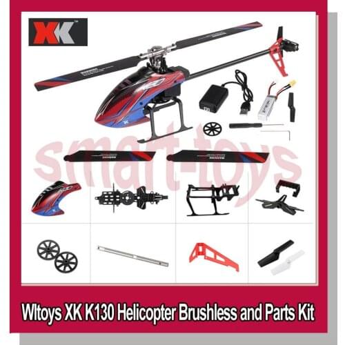 WLtoys XK K130 Helicopter BNF with Original Battery Brushless RC Helicopter Body Only Without Remote Controller
