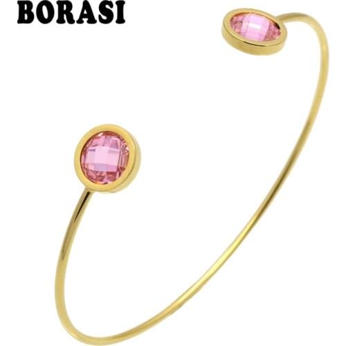 Top Quality Austrian Crystal Bracelets & Bangles Gold Color Stones Exquiste Made Luxurious Jewelry Pulseira Bracelet For Women