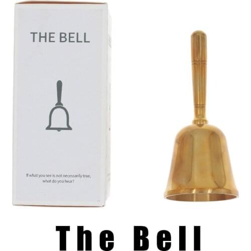 Golden Phantom Bell Chop Bell Magic Tricks Magician Accessories Close Up Stage Illusion Gimmick Prop Mentalism Funny