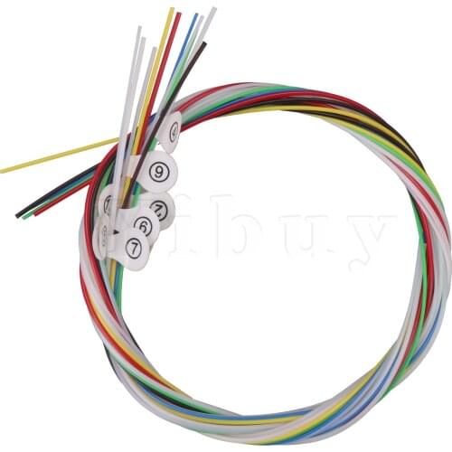 Yibuy Nylon Strings for Lyre Harp String Set Muical Instrument Part Set of 10