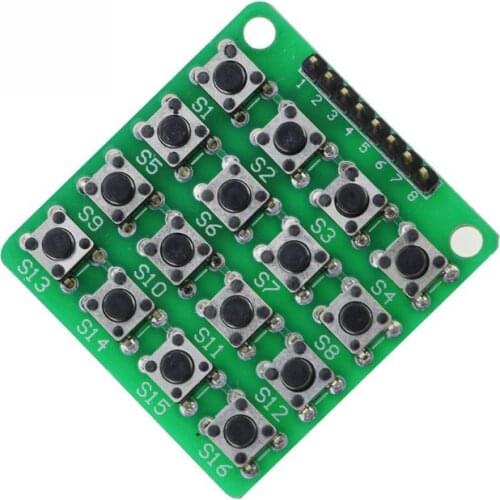 4x4 Matrix 16 Keypad Keyboard Module 16 Button Mcu for Arduino
