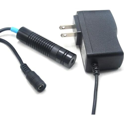 808nm 500mW Focusable Infrared Dot Laser Diode Module 16x68mm 5V Adapter