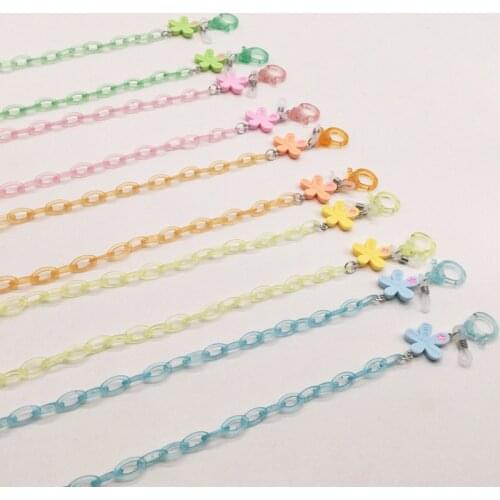 Acrylic Glasses chain Non-slip lanyard sunglasses chain Glasses holder luxury glasses chain masks chain Decorative Eyeglass Rope