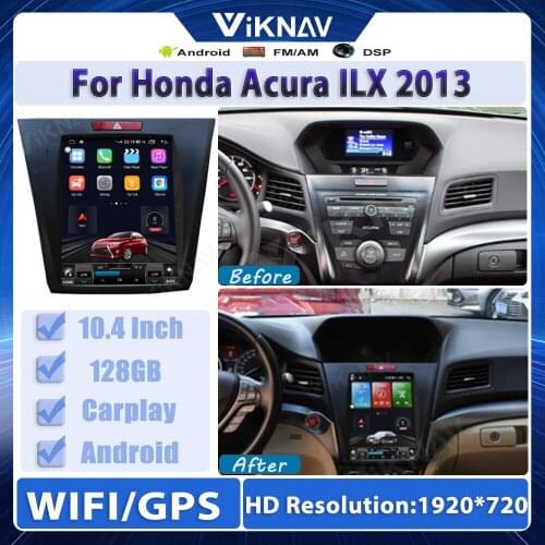 2 Din Android Car Radio for Honda Acura ILX 2013 Car DVD player Vertical screen GPS navigation stereo receiver multimedia player