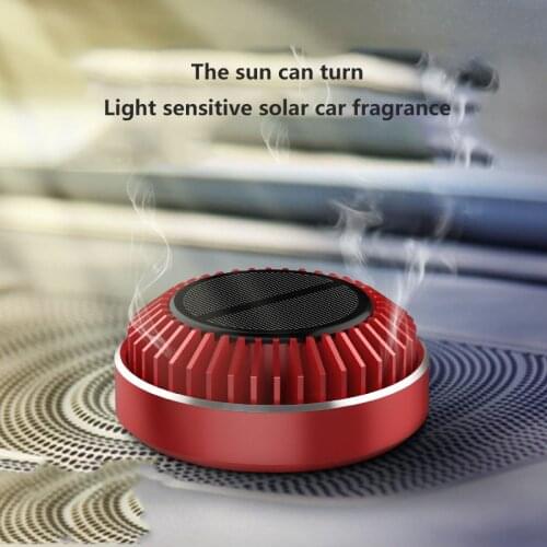 Automotive supplies solar car aromatherapy light energy rotation creative car interior decoration car accessories interior