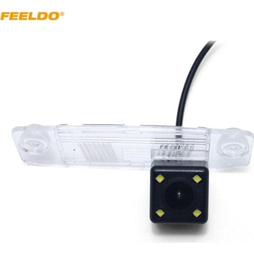 FEELDO Car Backup Rear View Camera For Kia Forte/K3/Carens/Sonata/Elantra/Accent/Veracruz/Tucson/Carens #CT-3775