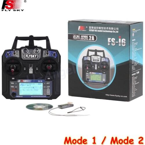 Flysky FS-i6 FS I6 2.4G 6ch RC Transmitter Controller FS-iA6 or IA6B Receiver For RC Helicopter Plane Quadcopter Mode 1 Mode 2