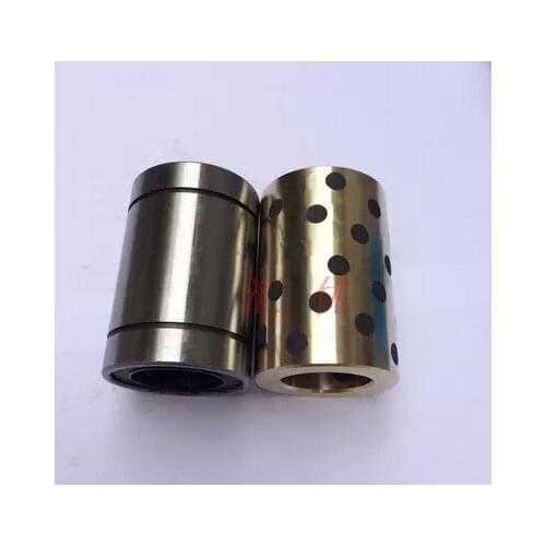 JDB 162837 copper sleeve the same size of LM16 linear Solid inlay graphite Self-lubricating bearing