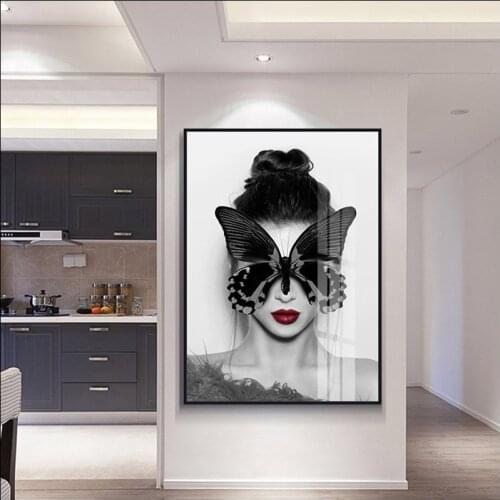 Post-modern Figure Painting Art Beauty Canvas Painting Poster Printing Decorative Painting Waterproof Family Gift Wall 50X70CM