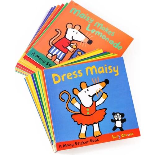 Children Enlightenment Early Education Picture Book English Picture Book Mouse Bobo Maisy Series English Stories 20 Books/Set