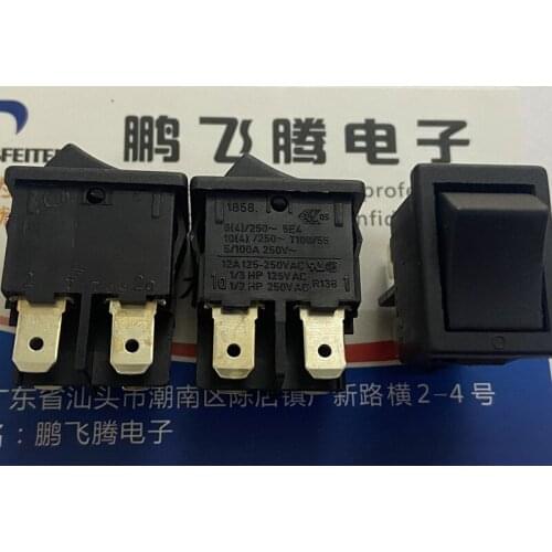 1PCS German MARQUARDT 1858 1858.1102 high current rocker switch 4 feet 2 gear rocker power rocker switch 10A