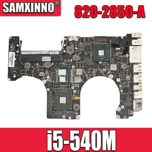 Motherboard for Macbook Pro 15" A1286 MC373CH 2010 Laptop Logic Board i5 520M i5 540M 820-2850-A