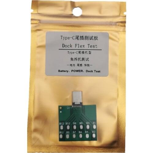 Micro USB Dock Flex Test Board for iPhone 11 xs x 6 7 8 6s Android Phone U2 Battery Power Charging Dock Flex Easy Testing Tool