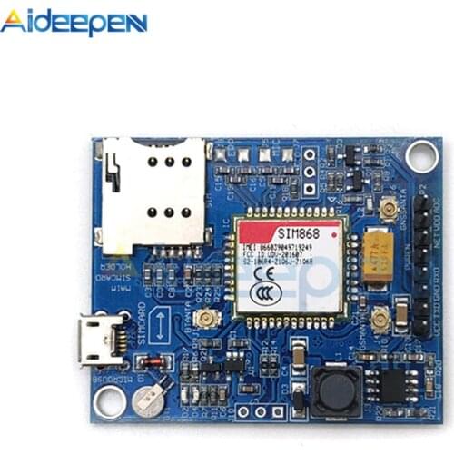MICRO USB SIM868 GSM/GPRS/Bluetooth/GPS Module Support Microphone with Antenna For Raspberry Pi For Arduino