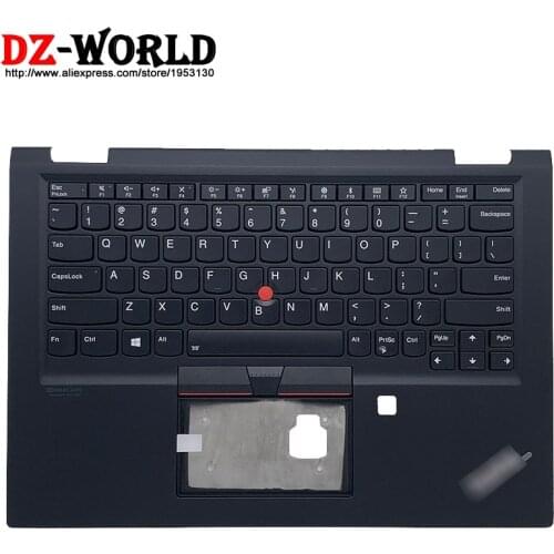 New US English Backlit Keyboard With Wlan Shell C Cover Palmrest Upper Case for Lenovo Thinkpad X13 Yoga Gen1 Laptop 5M10Y85839