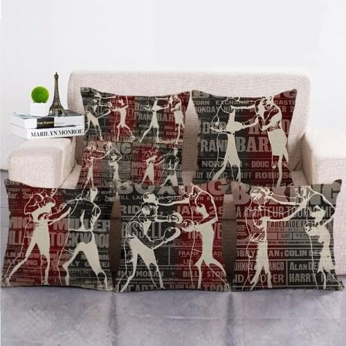 Wholesale 45cm*45cm Geometric abstract pattern Linen/Cotton Throw Pillow Covers Couch Cushion Cover Home Decor Pillowcase