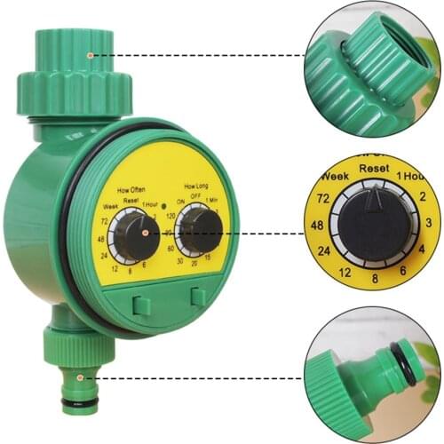 Garden Irrigation System Timer Controller Programmable Ball Valve Automatic Sprinkler Watering Tools for G3 / 4 Thread Faucet