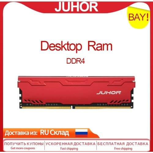 JUHOR Memoria DDR4 16gb 2666MHZ 3200mhz Desktop Memory Udimm 8gb 2400MHZ 3000mhz RAM New Dimm Rams With Heatsink