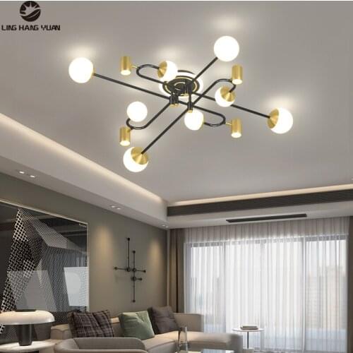 Luminaires Modern Led Chandelier Lustre Ceiling mount Chandelier Lighting for Living room Bedroom Dining room Kitchen LED Lights