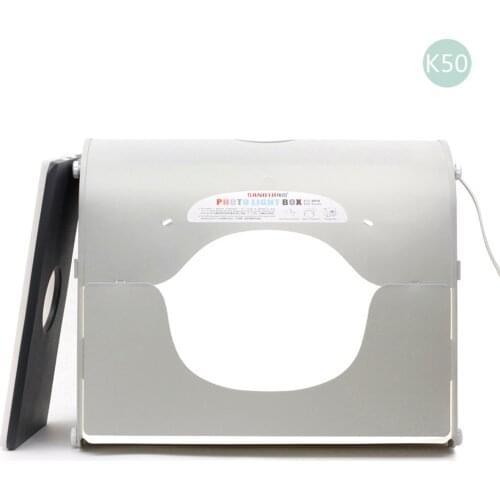 Portable Softbox photo studio photography light box portable mini photo box MK50-LED for 220/110V EU US UK AU
