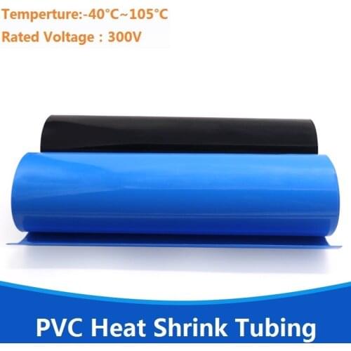 PVC Heat Shrink Tubing Width 405mm Diameter 258mm (for Batteries Wrap) -1/3 Meters