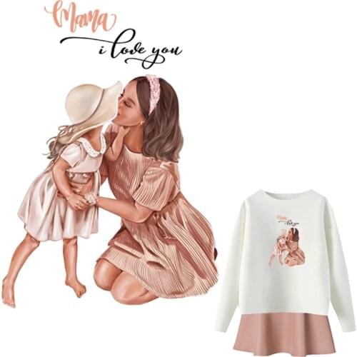 Thanks Mother Patches Iron On Diy Vinyl Hoodies Tops Thermal Press A-Level Washable Patch MotherS Day Gift