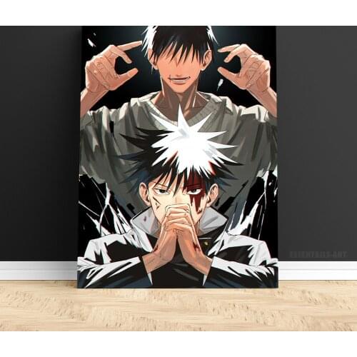 Toji and Megumi Fushiguro Anime Manga Poster Wall Art Bedroom Print Study Living Room Home Decor Painting Decoration Canvas
