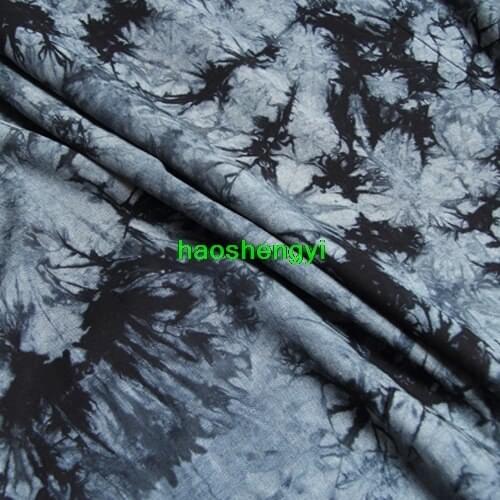 High quality denim spring and summer cotton printed denim apparel fabric