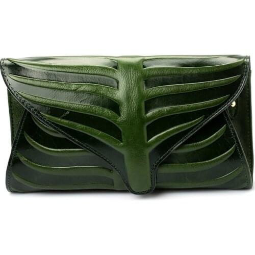 Women Shoulder Handy Messenger Top Handle Bags Ladies Purse Natural Genuine Leather Female Dinner Clutch Cross Body Tote Handbag