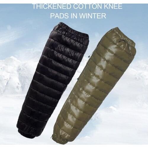 Knee Sleeve Winter Motorcycle Down Warm Knee Brace Support Pad Cold Resistant Protector Motorcycle Accessories 2020