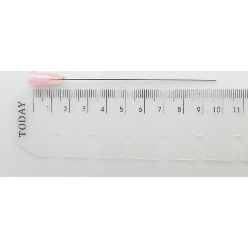 10 Pack - Dispensing Needle 3.14 inches (80mm) - Blunt Tip Luer Lock (20 Gauge, Pink)