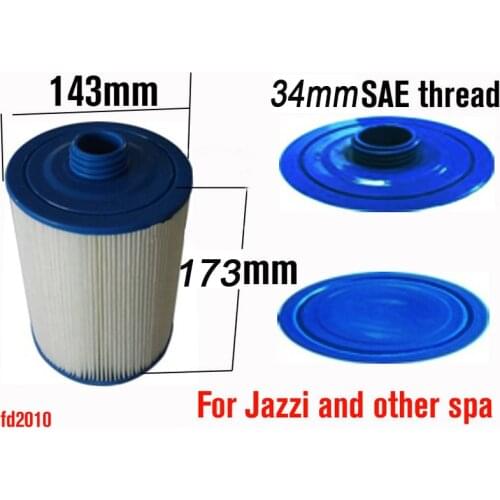 2 pcs Jazzi pool 2010 version outdoor spa Cartridge filter and for other spa filtering system 175mmx43mm,38mm SAE thread